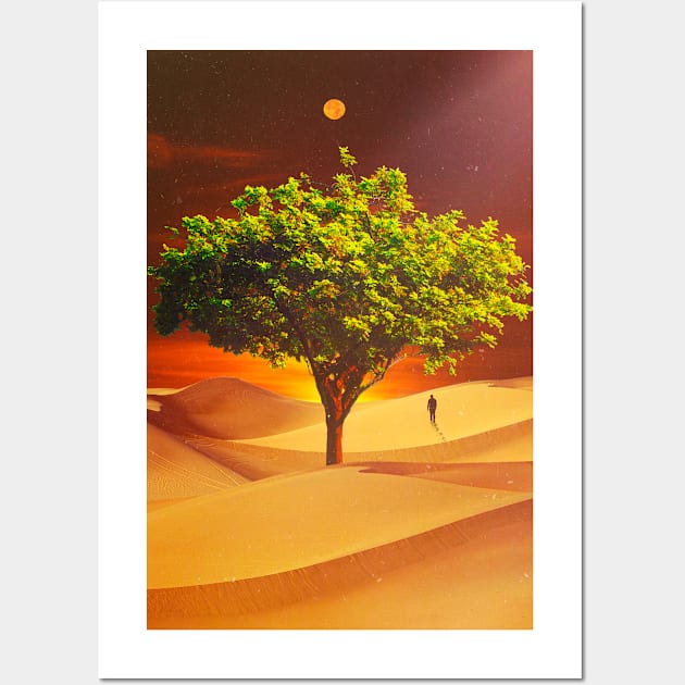 The Tree In The Desert Wall Art by SeamlessOo